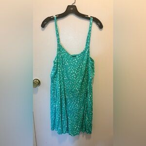 Torrid pull on flowered romper